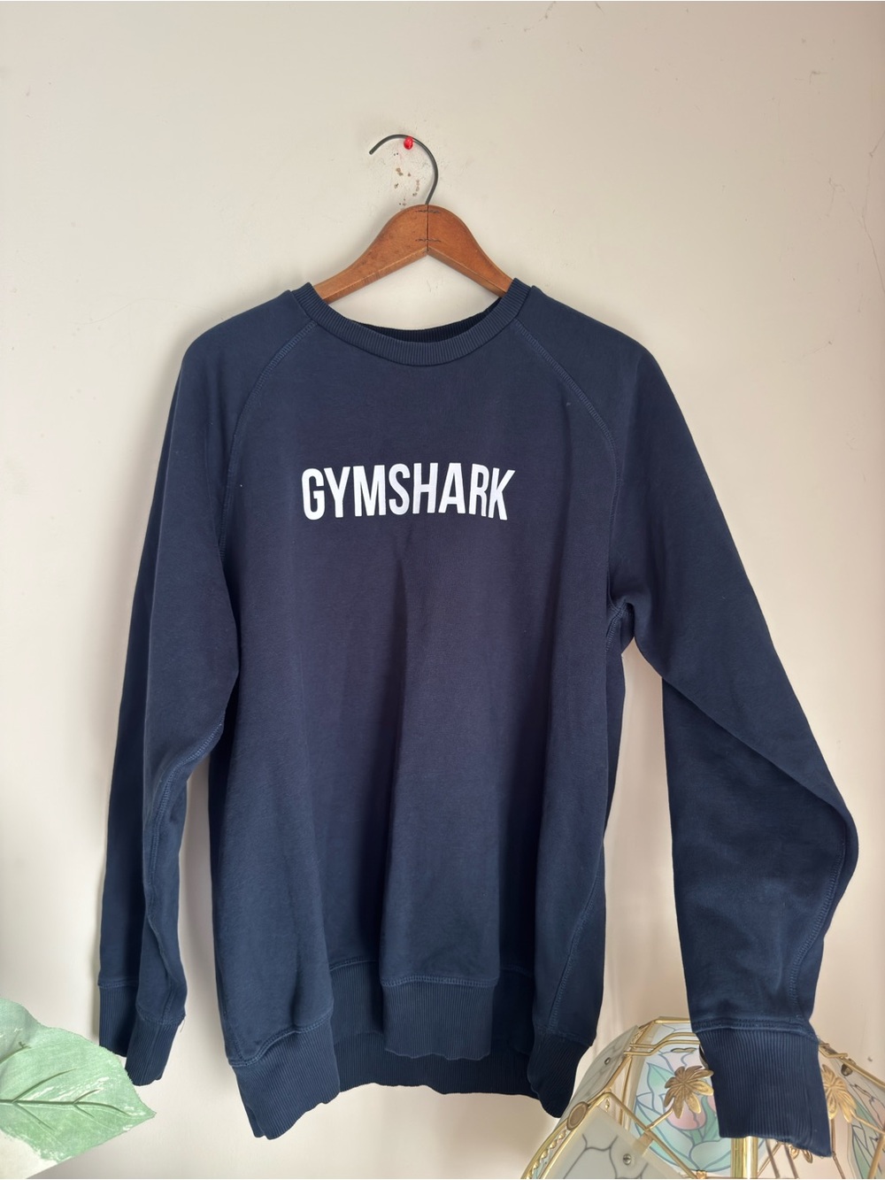 Gymshark Apollo Men's Blue Crewneck Pullover Sweatshirt